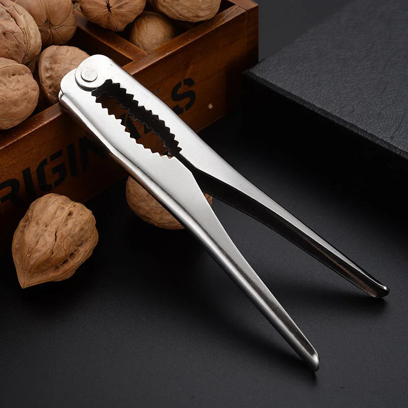 

Stainless Steel Walnut Clip Household Thickened Multifunctional Nut Kernel Opener Hazelnut Pliers Shell Stripper Kitchen Tools