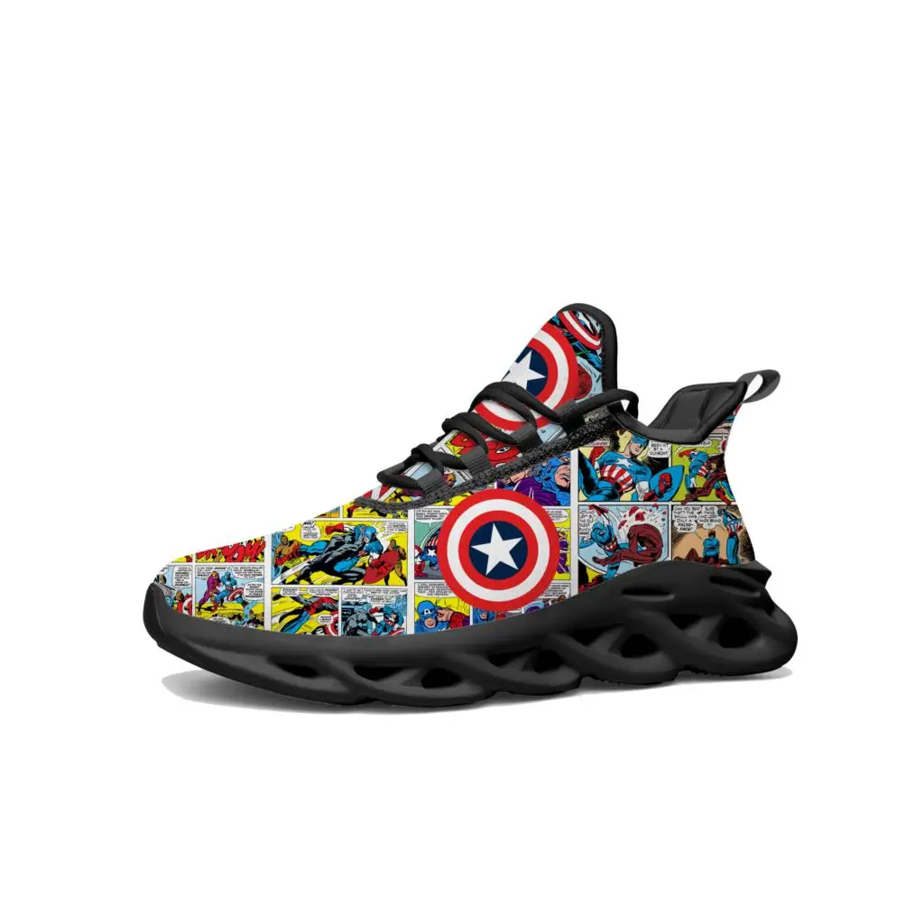 

Schinelo Flats Sneakers Mens Womens Sports Shoes High Quality Pentagram Shield Cartoon Sneaker Lace Up Mesh Footwear custom Shoe