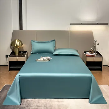 Flat Sheet 60 Thread Count Long-Staple Cotton Bedsheet Soft And Comfortable Hotel Home Bed Sheet King Size Bedding Sheet