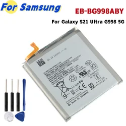 EB-BG998ABY 5000mAh Replacement Battery for Galaxy S21 Ultra G998 5G Mobile Phone Batteries+Tools