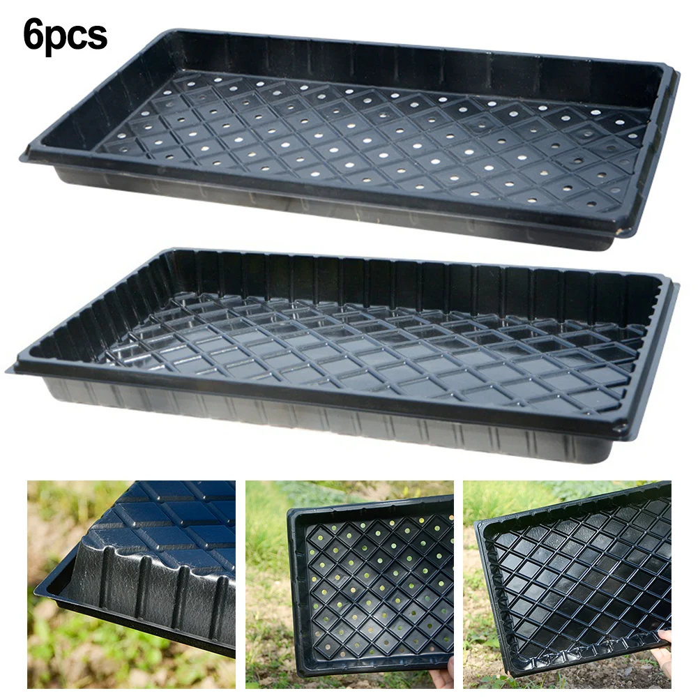 Plant Germination Tray Growing Plate Starter 6Pcs for Gardening