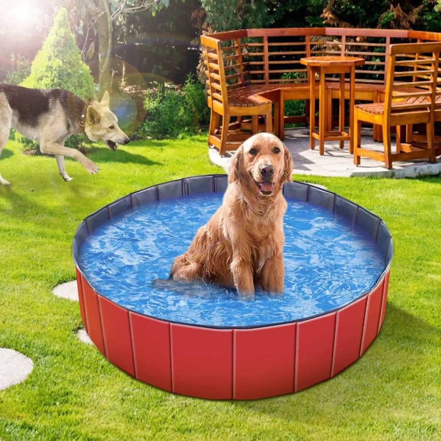 Foldable PVC Pet Swimming Pool for Dogs