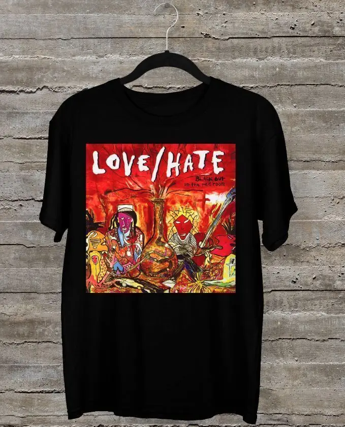 Фото Love Hate band Black out in the red room Альбом Футболка Black Cotton S-5Xl X691 №1