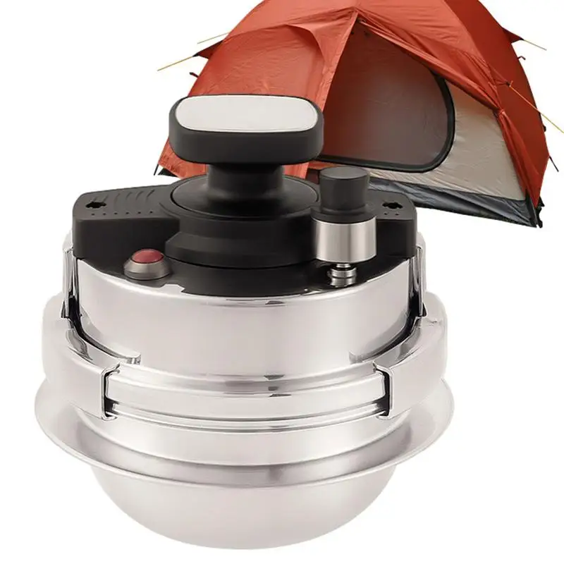 

Small Pressure Cooker Safe Induction Pressure Pot Cooker 1.2L Stovetop Pressure Cookers Safe High Temperature Resistant 1.2L