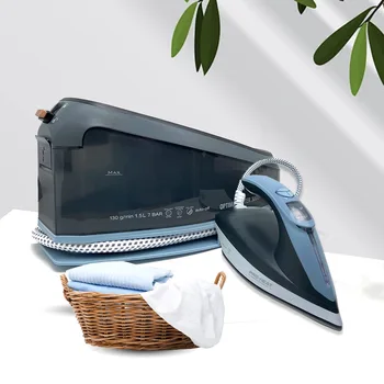 Powerful Steam Iron for Clothes 3000W Large 1.5L Water Tank Nonstick Ceramic Soleplate Shutoff Anti-Drip Feature Self Cleaning - Image 3