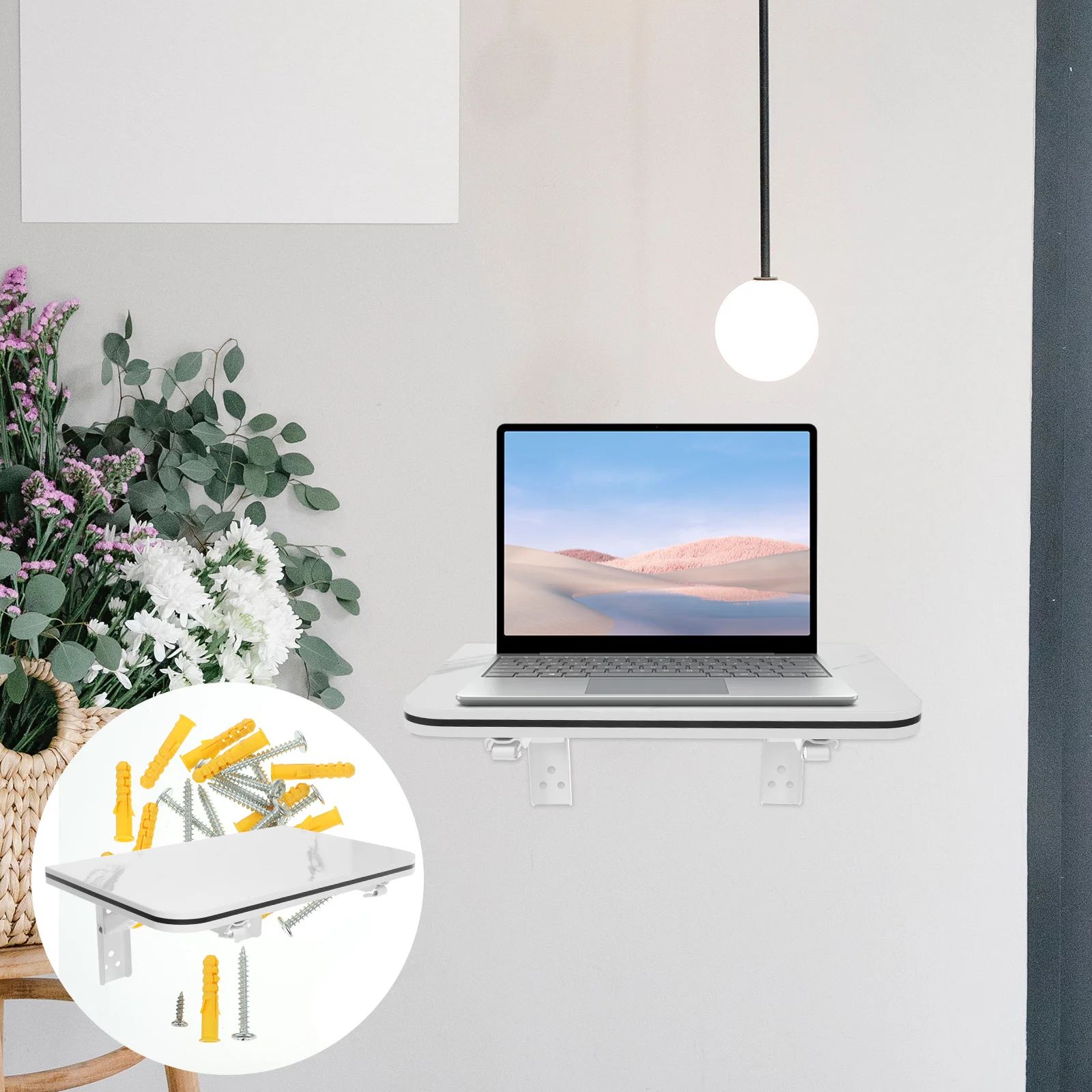 

Computer Table Wall Mounted Wall Mounted Desk Kitchen Bar Hanging Bedroom Dining Space-saving