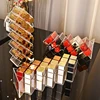 Acrylic Lipstick Holder Organizer 9/16 Slots Clear Lip Gloss Fish Shape Tower Case Display Stand Storage Box Makeup Cosmetic 3