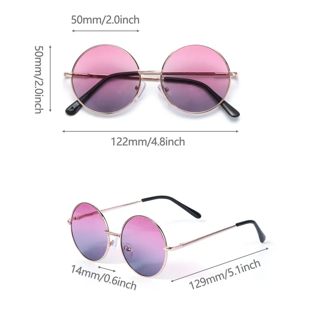 Outing British Style Round Frame Children's Accessories Kids Sunglasses Eyewear Sun Glasses Metal Sunglasses