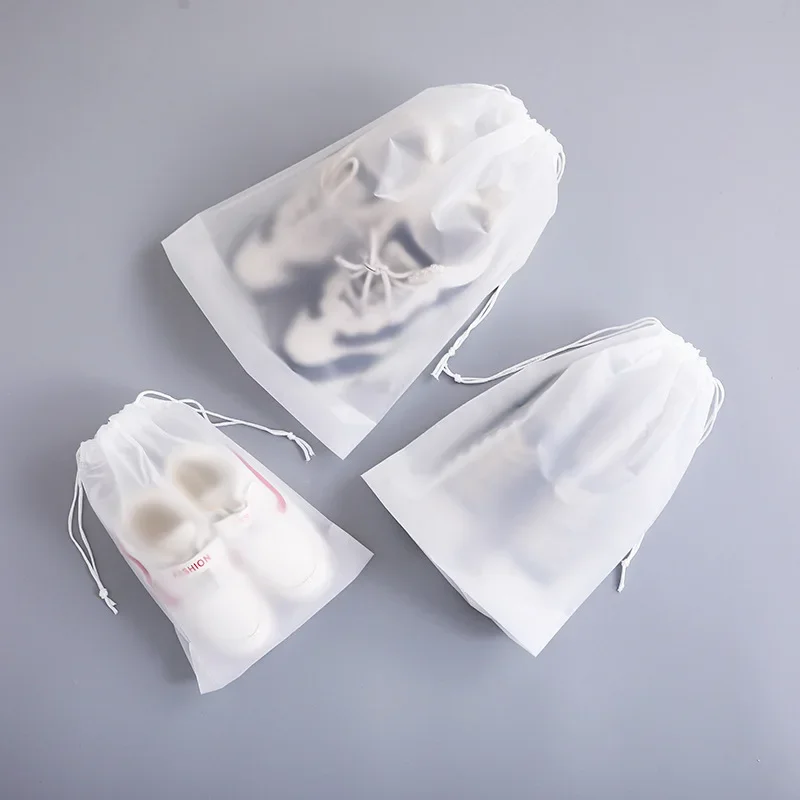 3pcs Waterproof Dry Bag Transparent Visible Drawstring Beach Swimming Underwear Socks Shoes Organizer Travel Camping Storage
