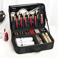 Large Capacity Makeup Kits Travel Cosmetic Bag for Women's Portable Cosmet Beauty Case Nail Tool Suitcases Lipstick Organizer 1