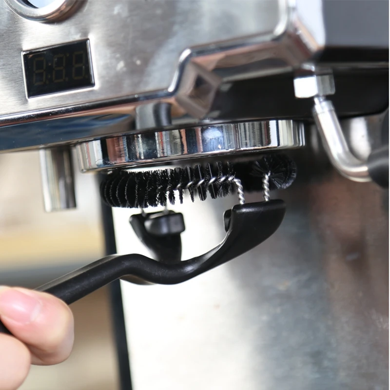 coffee cleaning brush 51/58mm Coffee Machine Brush Cleaner Removable for Espresso Group Head Semi-automatic Kitchen