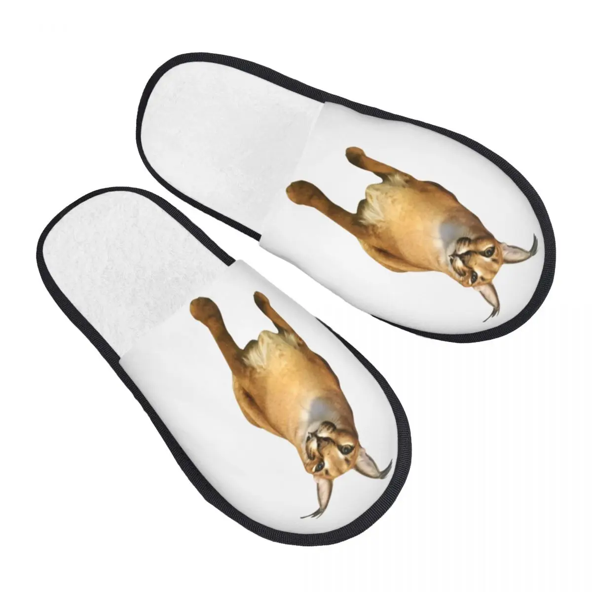 

Floppa Smile House Slippers Women Comfy Memory Foam Caracal Cat Meme Slip On Spa Slipper Shoes