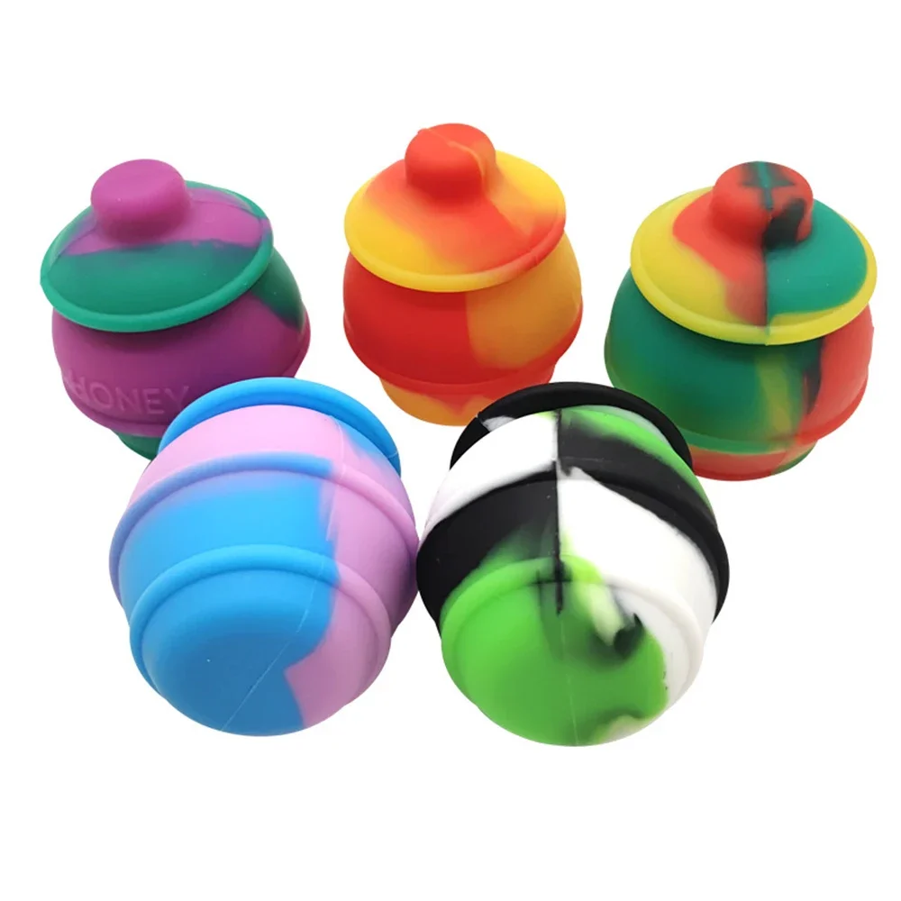 

Silicone Honey Wax Oil Container 35ml Storage Box Smoking Accessories Herb Tobacco Accessories