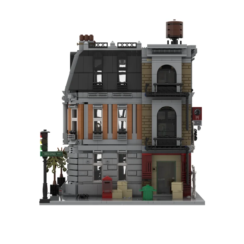 Kreative Expert Moc Sanctum Sanctorum Streetview Ziegel Arzt Modell Architecture Modulare Bausteine Spielzeug Pazzo Krankenhau