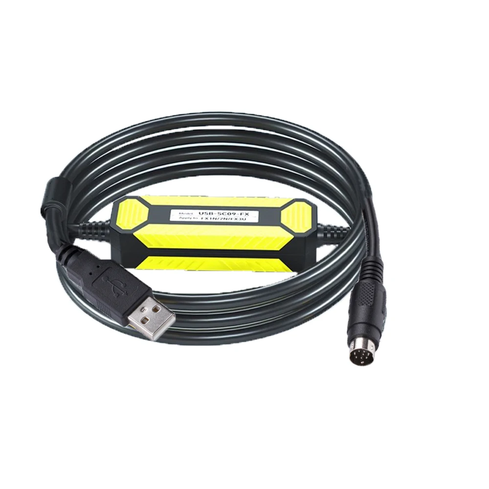 para Mitsubishi fx Plc Programação Cabo Rs422 Usb-sc09-fx