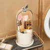 1PCS Cosmetic Brush Organizer Cosmetic, Lipstick, Eyebrow Pencil, Eye Shadow Storage Shelf with Transparent Lid, Dustproof, Wate 6