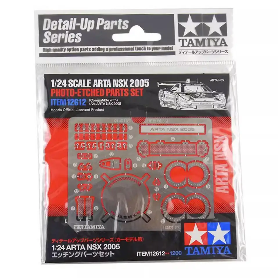 Tamiya 12612 1/24 skala ARTA NSX 2005 HOTO-ETCHED zestaw
