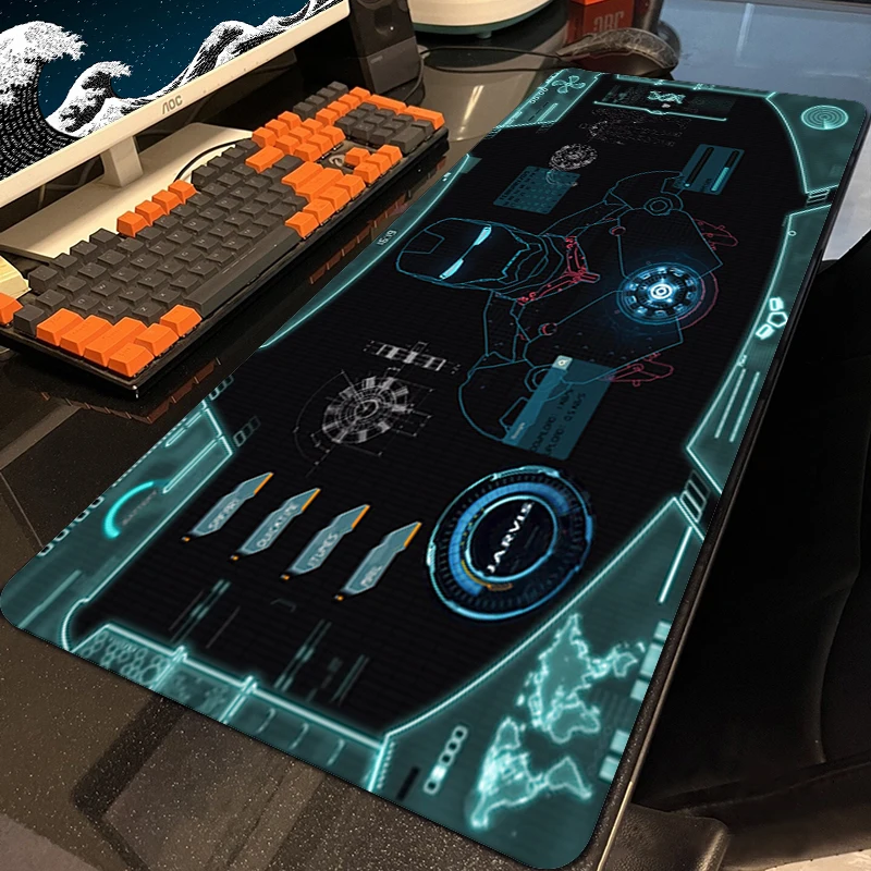 

Iron Mans Large Mouse Pad Desktop Oil-Proof Waterproof Non-Slip XXL Mouse Mat Computer Gaming Accessories Desk Play Mats Carpet