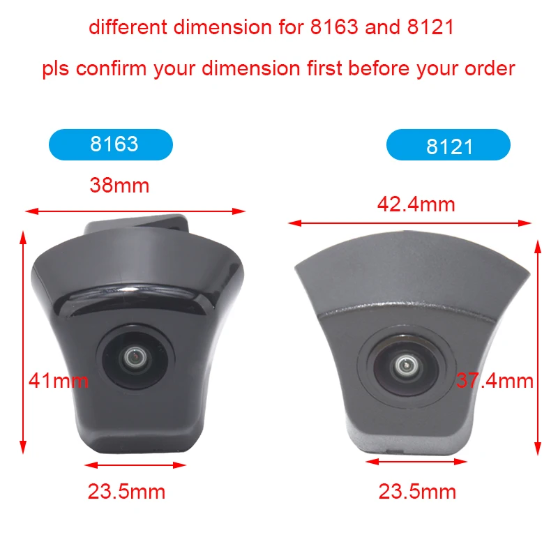 170 ° 도형 CCD AHD 1080P 아우디 엠블럼 로고 자동차 전방 카메라 (아우디 A1 A3 A4 A5 A6 A7 S1 S3 S6 Q3 Q5 Q7 용)