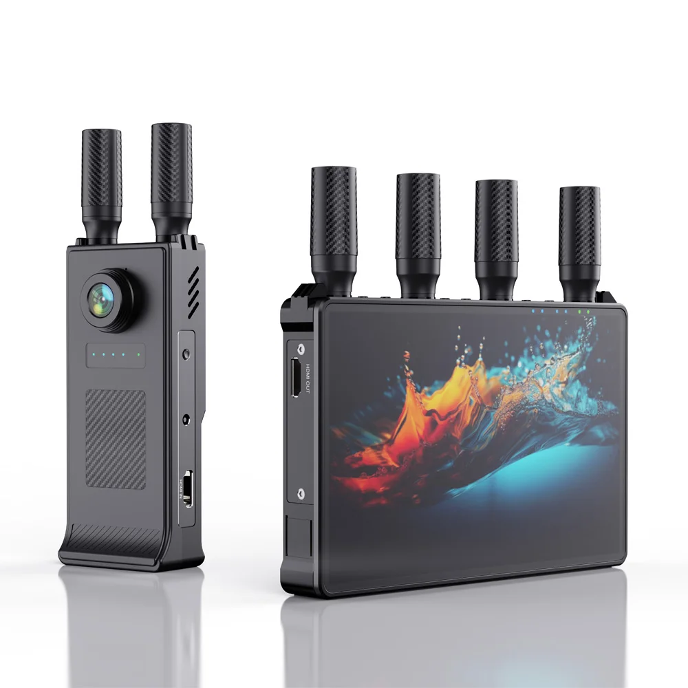 HDMI Wireless Video Transmitter and Receiver with Built-in Camera and Screen 400