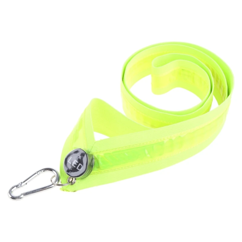 

Светодиодный защитный светоотражающий пояс для бега, ремень высокой видимости, регулируемый для жилета, ночной страховочный для