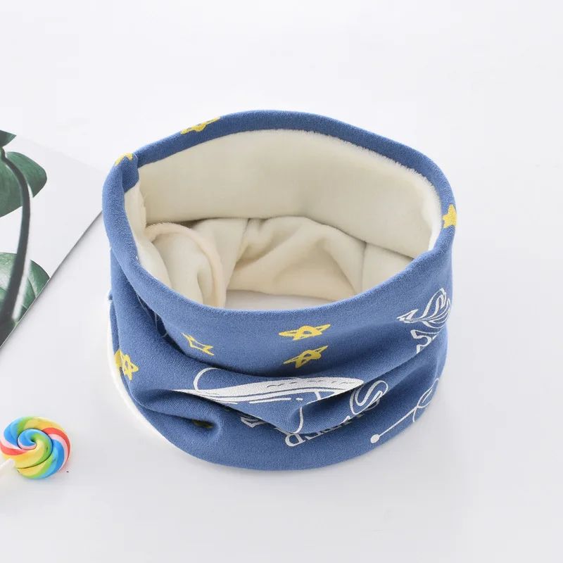 New Cotton Plush Children Scarf Spring Autumn Winter Kids Warm Neckerchief Thick Child Collar For Boys Girls Children Bufanda
