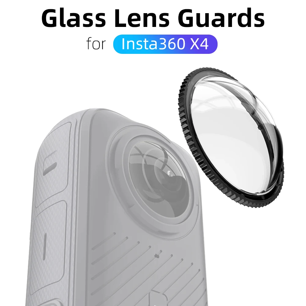 For Insta360 X4 Glass Lens Guard Accessories Camera Anti-Scratch Protective Cover For Insta 360 X4 High Quality Lens Guard