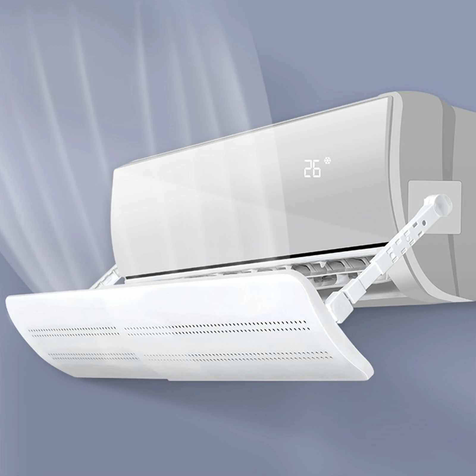 Air Conditioner Deflector Universal Adjustable Cooled Baffle Wall