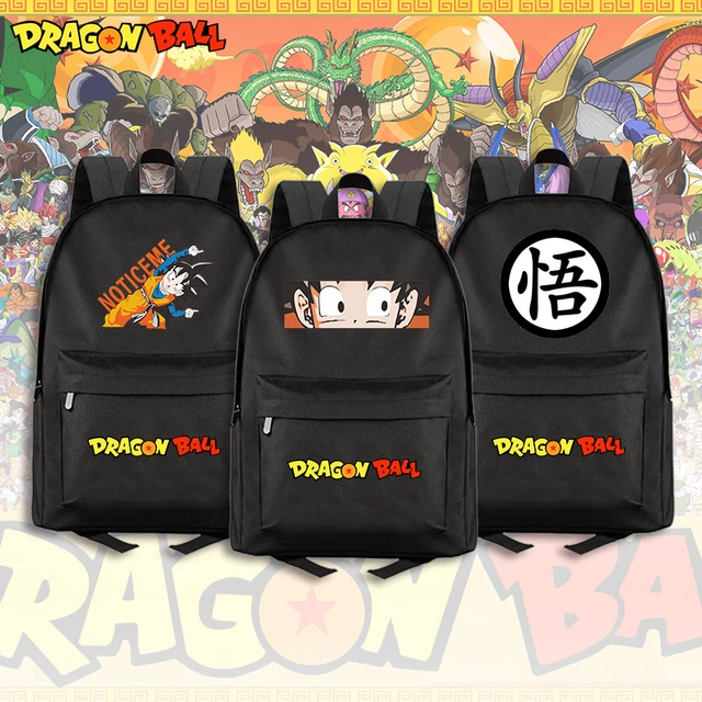 GOKU FROM DRAGON BALL SUPER BLACK ANIME BAG