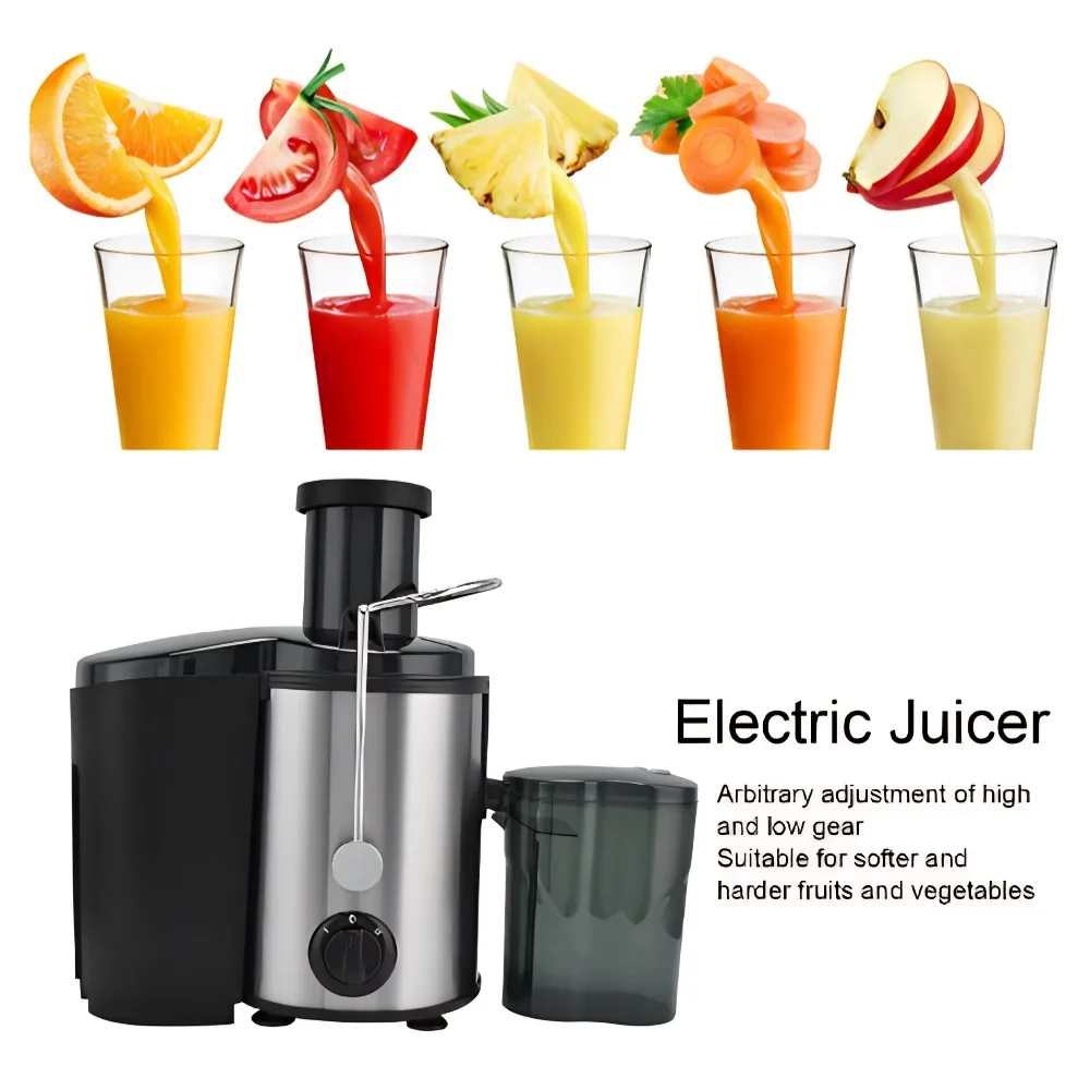 Stainless Steel Automatic Fruit Vegetable Squeezer with Pulp Separation