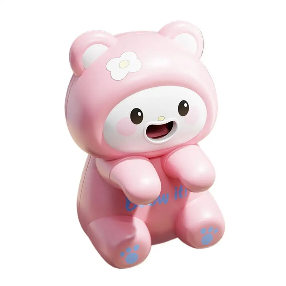Mini Cartoon Animal Food Cooling Fan - Safe, Quiet Electric Blower for Baby Feeding and Hot Food