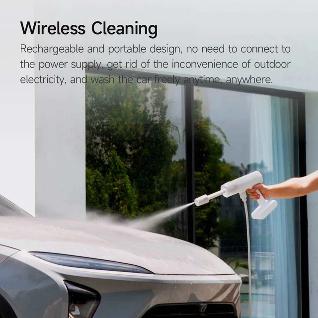 Xiaomi Mijia Wireless Car Washer High Pressure Water Spray Portable Cleaner