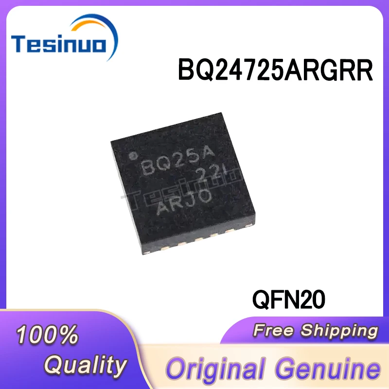 

10 шт., новые оригинальные микросхемы для управления аккумуляторами BQ24725ARGRR BQ24725ARGRT BQ25A QFN20