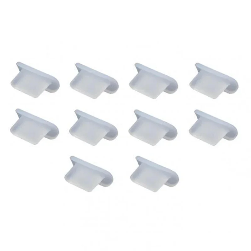 Silicone Velcro IPhone Lot De 4 Bouchons Anti-poussière OneNine Pour IPhone - Silicone Avec Velcro, Compatible IPhone 14/13/12/11/X/8/7 Anti-poussière Port Charge