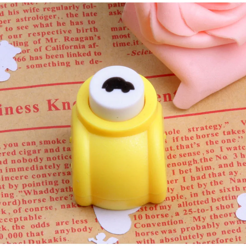 Paper Craft Punch Random 5/10/15/20 Pcs Mini Scrapbook Punches Handmade Cutter Card Craft Printing DIY Flower Hole