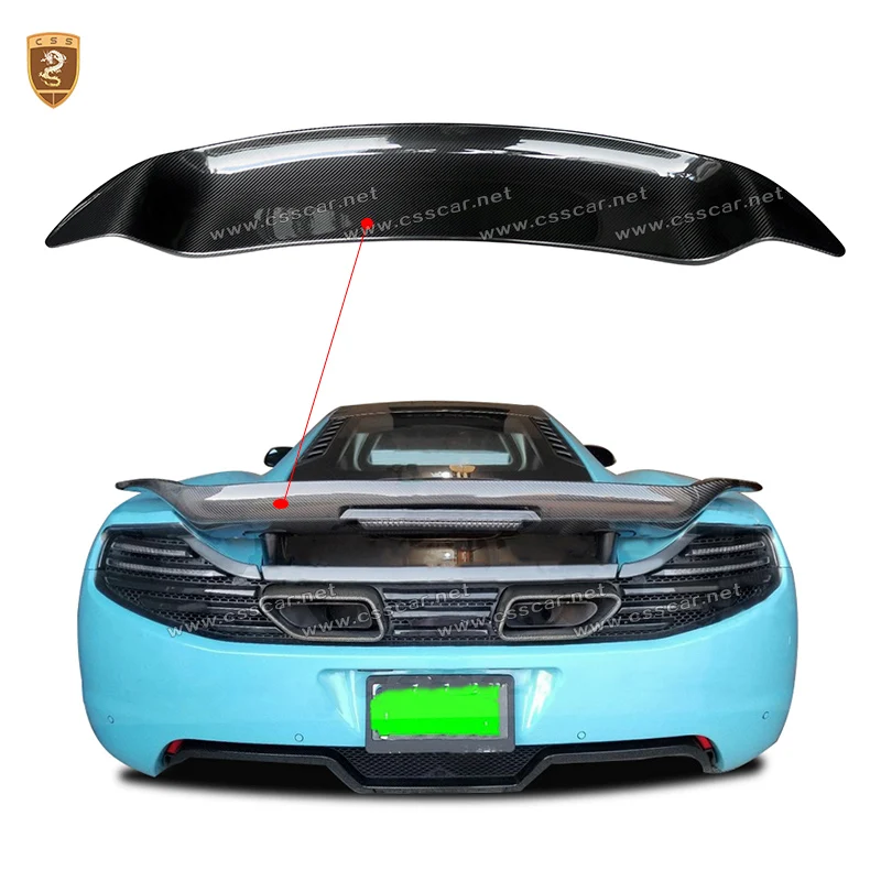 

Сухой спойлер из углеродного волокна для McLaren MP4-650s, модификация заднего крыла автомобиля, стиль vors, задний спойлер, украшение, задние крылья
