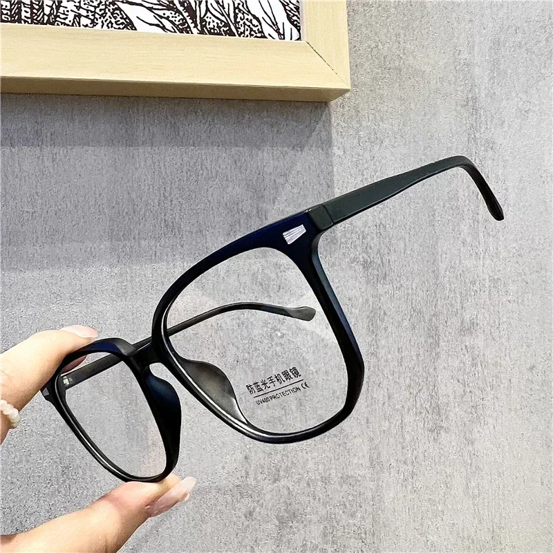 Finished Ladies Myopia Glasses Retro Anti Blue Light Blocking Near Sight Eyeglasses Optical Prescription Short-sight Eyewear 5