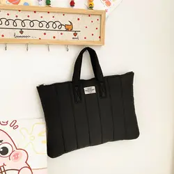 Elegant Shockproof Laptop Handbag - Large Capacity & Breathable Design - 11inch (Black)