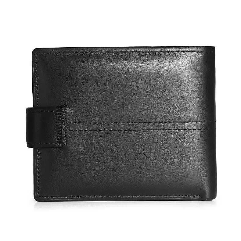 Rfid Blocking Genuine Leather Wallet Men with Coin Pocket Dollar Wallet Real Leather Purse for Men 6