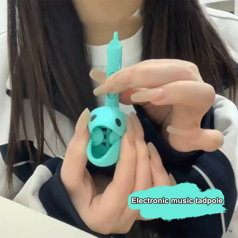 *Otamatone Mini música electrónica juguetes musicales creativos de producción de sonido instrumentos musicales relajante