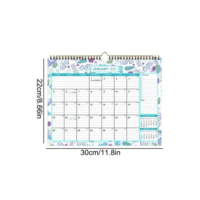Calendar January To December Aesthetic Home Wall Decoration Art For Home And School Organizing Wall Calendar