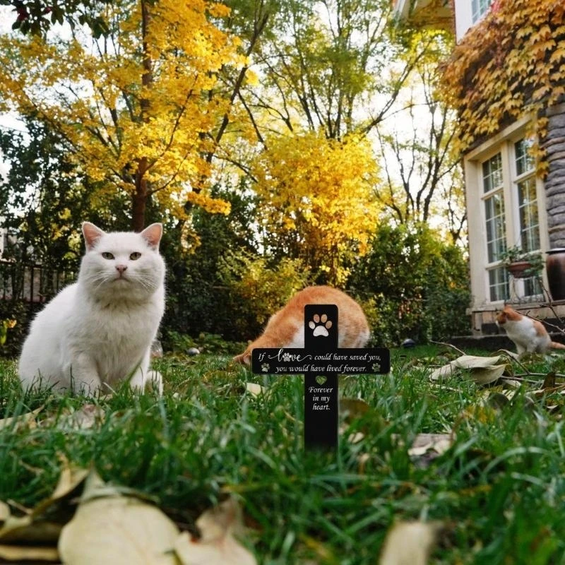 Pet Graveside Sign for Comforting Grieving Pet Owners Memorial Grave Plaque