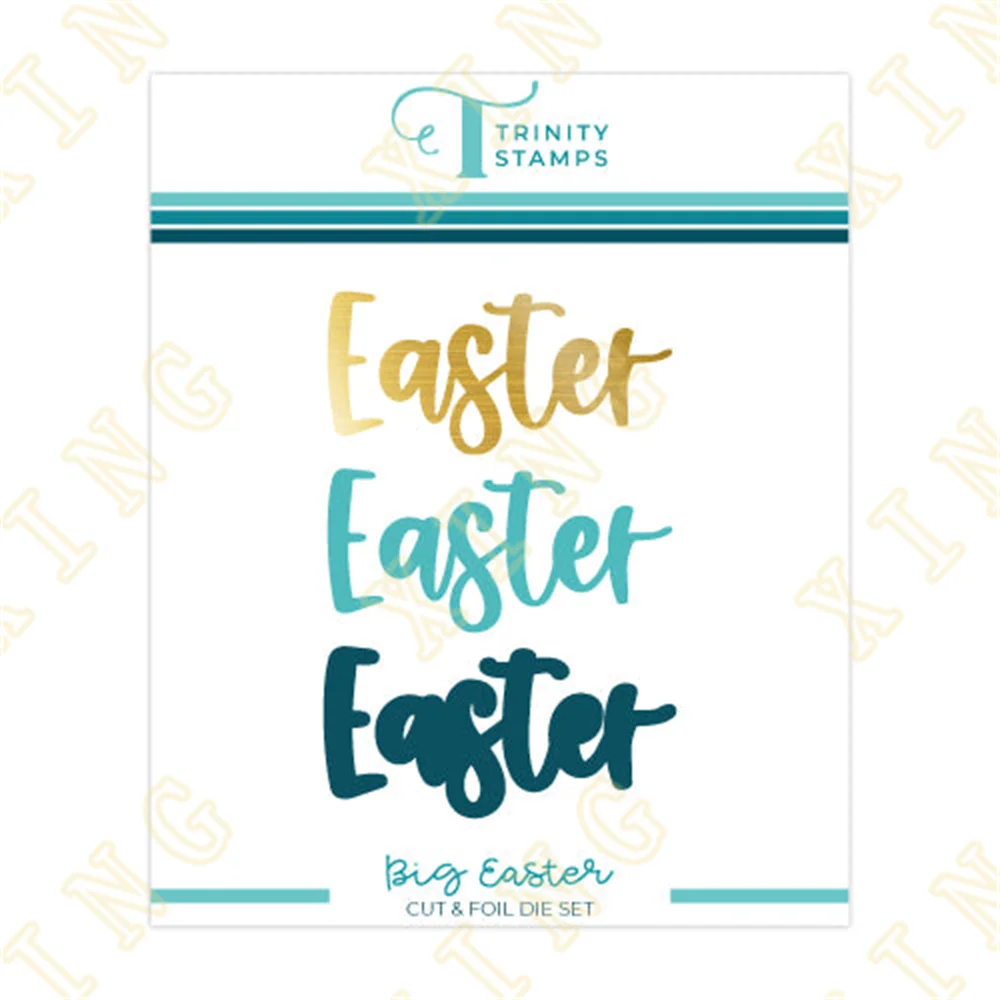 

Big Easter Cut & Foil Die Set for Diy Scrapbooking Crafts Dies Cut Stencils Maker Photo Album Template Handmade Decoration New