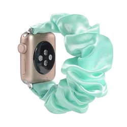 Enhanced Product Title: Stylish Adjustable Elastic Scrunchie Watch Band Strap for series 7 41mm (13 style)