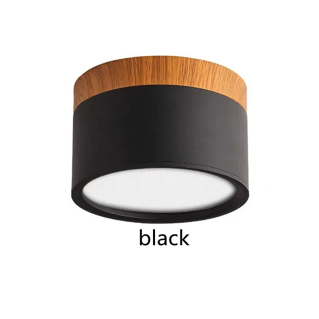LED stropní svítidlo stmívatelné 7W 9W přisazené stropní svítidlo dřevěné moderní bodové světlo ložnice obývací pokoj homekit žárovka_voghion.com