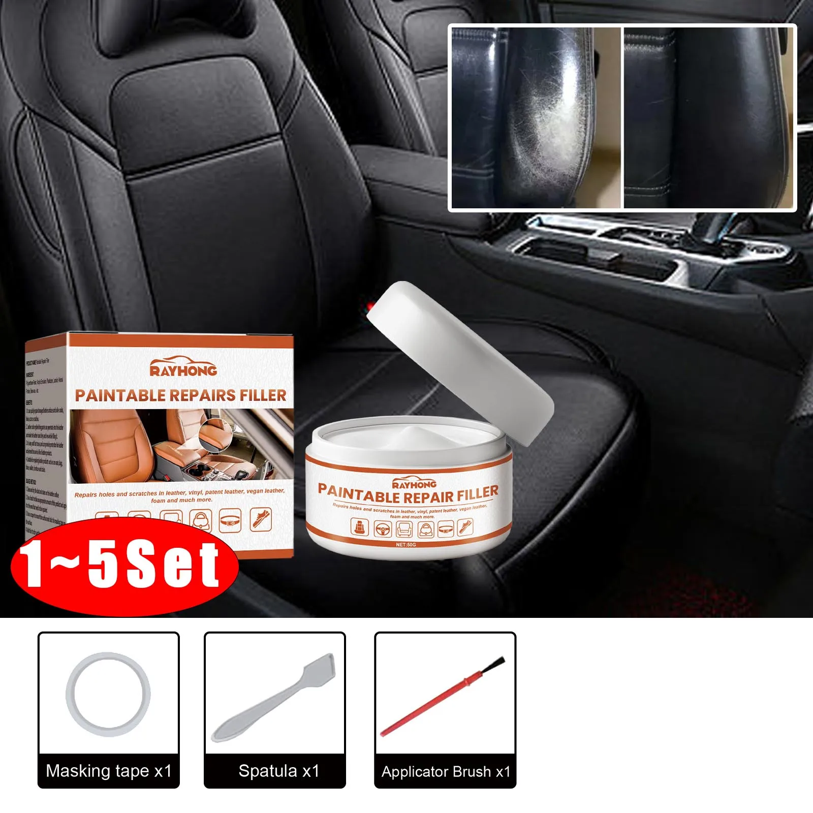 Leather Filling Paste Natural Leather Filler Repair Compound Restoration Cream For Tears Crack Burns Holes Filler leather filler paste leather repair paste