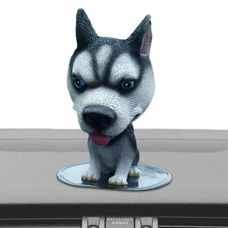 

Car Toy Dog With Shaking Head Funny Shaking Head For Car Decorative Dog Doll Mini Car Dash Ornament For Tabletop Home Shop