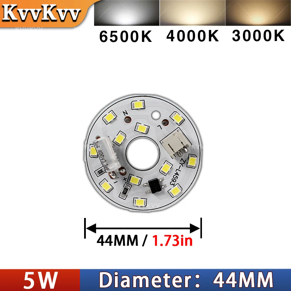 AC220V 스마트 IC LED 전구 램프 드라이버리스 SMD 2835 칩 빈 라이트 자연광 6W 12W 15W 샹들리에 천장 DIY 수리용