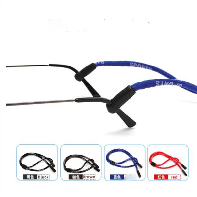 Fashion Elastic Adjustable Sport Glasses String Cord Chains Sunglasses for Travel Antiskid Fixe Lanyard Neck Rope Strap Glasses glasses straps glasses chain glasses retainer