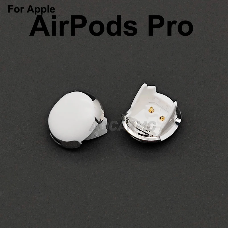 Aocarmo For Apple AirPods 1 2 3 Pro Pro2 Earphone Bottom Cap Cover Charging Connector Replacement Part